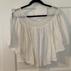 Lucky Brand Flowy White top